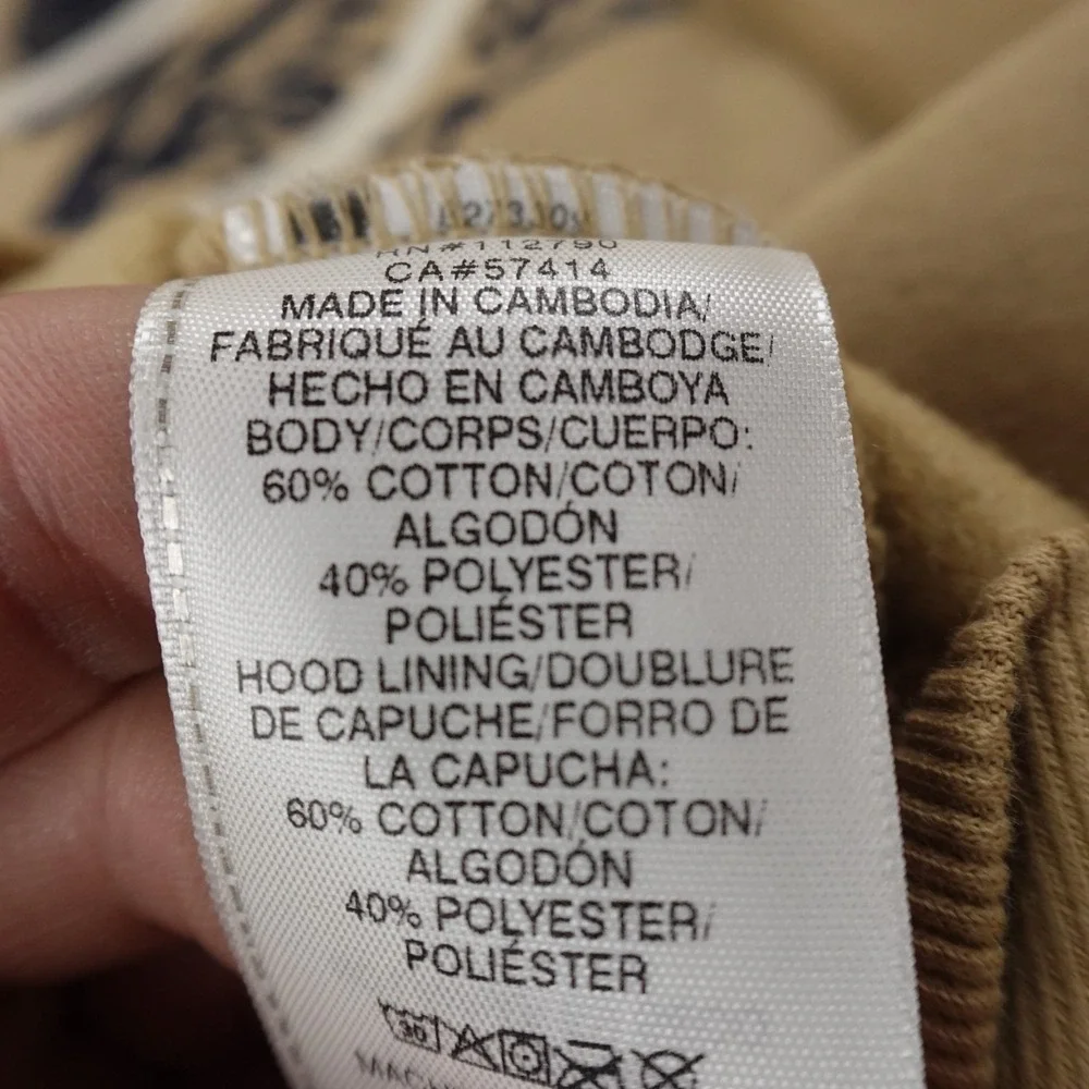 NEW True Religion Hoodie Mens L Beige Buddha Full Zip Sweater Sweatshirt Jacket